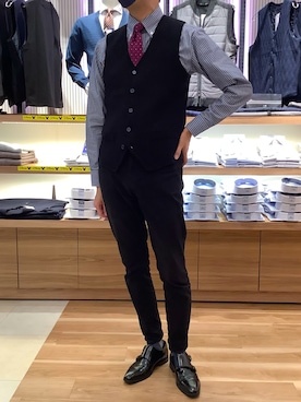 BRICK HOUSE by Tokyo Shirts 名古屋茶屋イオンモール店さん（メンズ・173cm）の冬コーディネート