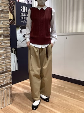 BRICK HOUSE by Tokyo Shirts 名古屋茶屋イオンモール店さん(レディース・161cm)の秋コーディネート