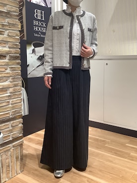BRICK HOUSE by Tokyo Shirts 名古屋茶屋イオンモール店さん（レディース・161cm）の冬コーディネート