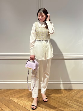 「ほめられ本命コーデ」｜「アイテム（その他トップス）」を使った、Arakawaさん（レディース・162cm）の冬コーディネート