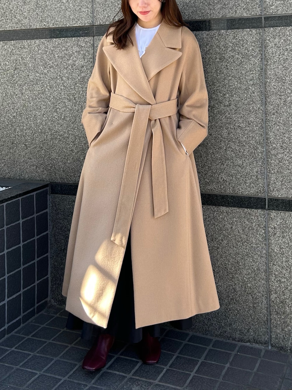 Arakawa｜LOULOU WILLOUGHBYのステンカラーコートを使った