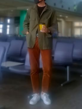 「アイテム（カバーオール）」を使った、tutimurajyaku1997さん（メンズ・172cm）の秋コーディネート