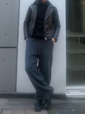 「MONCLER（モンクレール）のアイテム」を使った、tutimurajyaku1997さん（メンズ・172cm）の冬コーディネート