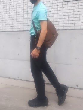 「NIKE（ナイキ）のアイテム（スニーカー）」を使った、tutimurajyaku1997さん（メンズ・172cm）の夏コーディネート