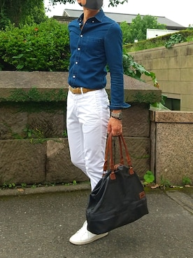 「DIESEL（ディーゼル）のアイテム」を使った、tutimurajyaku1997さん（メンズ・172cm・40代）の夏コーディネート