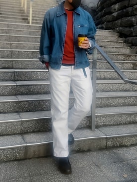 「アイテム（パンツ）」を使った、tutimurajyaku1997さん（メンズ・172cm・50代）の秋コーディネート