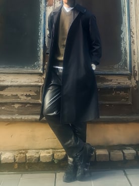 「アイテム（スニーカー）」を使った、tutimurajyaku1997さん（メンズ・172cm・50代）の冬コーディネート