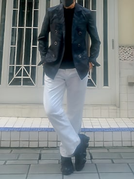 「アイテム（テーラードジャケット）」を使った、tutimurajyaku1997さん（メンズ・172cm・50代）の秋コーディネート