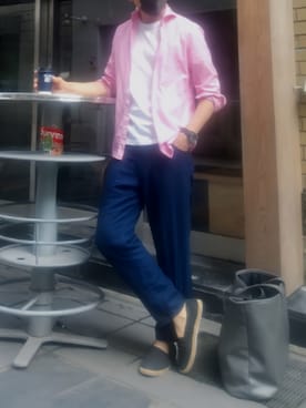 「アイテム（トップス）」を使った、tutimurajyaku1997さん（メンズ・172cm・50代）の夏コーディネート