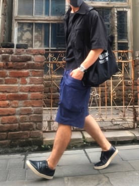 「DSQUARED2（ディースクエアード）のアイテム」を使った、tutimurajyaku1997さん（メンズ・172cm）の夏コーディネート