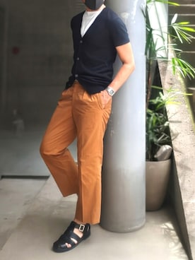 「GAP（ギャップ）のアイテム（シューズ）」を使った、tutimurajyaku1997さん（メンズ・172cm）の夏コーディネート