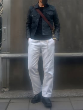 「アイテム（チノパンツ）」を使った、tutimurajyaku1997さん（メンズ・172cm）の秋コーディネート