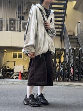 「MASONPRINCE（メイソンプリンス）のアイテム（トップス）」を使った、chitoさん（メンズ・169cm）の秋コーディネート