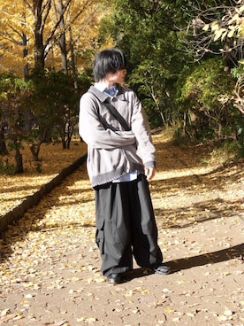 「GARNI（ガルニ）のアイテム」を使った、chitoさん（メンズ・169cm）の秋コーディネート