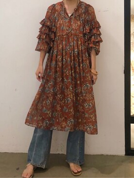 西部結花さん（レディース・170cm）の夏コーディネート