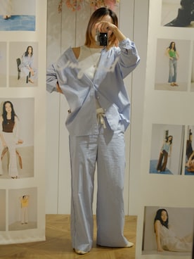 西部結花さん（レディース・170cm）の冬コーディネート