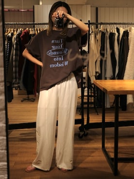 西部結花さんの（Ungrid | アングリッド）を使ったコーディネート