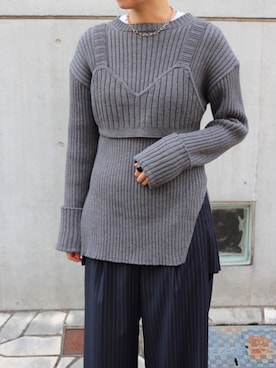 西部結花さん(レディース・170cm)の冬コーディネート