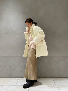「綺麗めコーデ」｜「アイテム（ブルゾン）」を使った、加藤奈々さん（レディース・157cm）の秋コーディネート