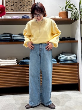 「ungrid コーデ」｜大熊亜美さん（レディース・157cm）の冬コーディネート