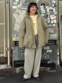 ロゴ刺繍ルーズニット｜アングリッド（Ungrid）公式通販｜RUNWAY
