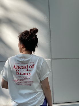 「Ungrid（アングリッド）のアイテム（ブレスレット）」を使った、大熊亜美さん（レディース・155cm）の春コーディネート