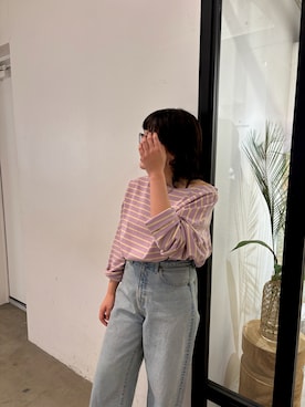 「ungrid コーデ」｜大熊亜美さん（レディース・157cm）の冬コーディネート
