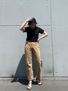 大熊亜美さん(レディース・155cm)の春コーディネート