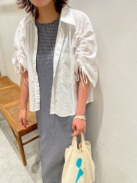 大熊亜美さん（レディース・157cm）の夏コーディネート