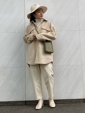 大熊亜美さん(レディース・155cm)の冬コーディネート