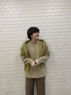 大熊亜美さん（レディース・155cm）の冬コーディネート