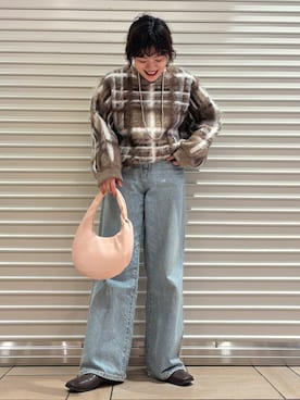 大熊亜美さん（レディース・157cm）の秋コーディネート