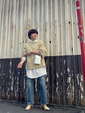 大熊亜美さん(レディース・155cm)の冬コーディネート