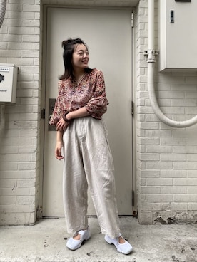 大熊亜美さん（レディース・155cm）の夏コーディネート