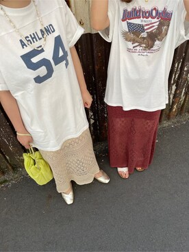 大熊亜美さん（レディース・155cm）の春コーディネート