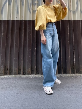 大熊亜美さん（レディース・155cm）の春コーディネート