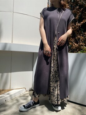 大熊亜美さん（レディース・155cm）の夏コーディネート