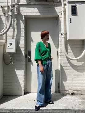 大熊亜美さん（レディース・155cm）の夏コーディネート