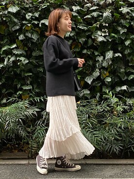 大熊亜美さん(レディース・155cm)の冬コーディネート