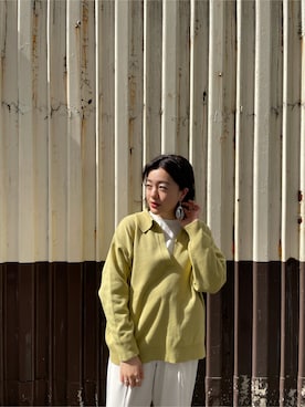 大熊亜美さん（レディース・155cm）の春コーディネート