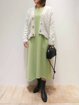 koeさん（レディース・160cm）の冬コーディネート