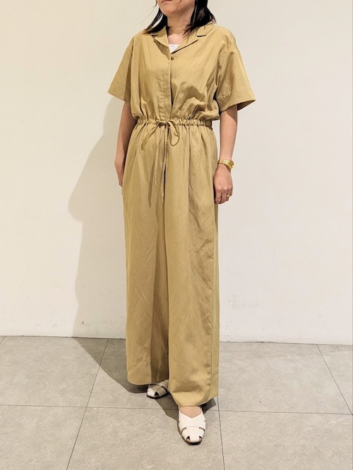 qualite（カリテ） サロペット オーバーオール ライトリネン