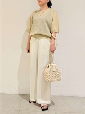 「qualite（カリテ）のアイテム」を使った、koeさん（レディース・160cm）の夏コーディネート