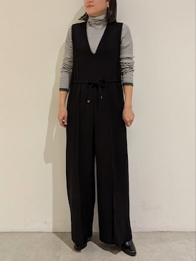 「qualite（カリテ）のアイテム（ワンピース）」を使った、koeさん（レディース・160cm）の秋コーディネート