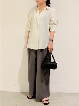 「qualite（カリテ）のアイテム（パンツ）」を使った、koeさん（レディース・160cm）の秋コーディネート