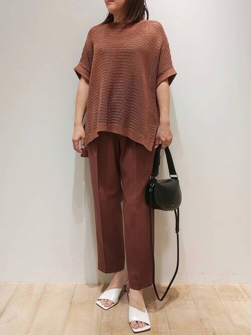 セール】オックスストレッチベルトパンツ（スラックス）｜qualite