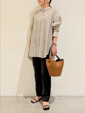 「qualite（カリテ）のアイテム（パンツ）」を使った、koeさん（レディース・160cm）の秋コーディネート