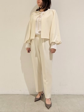 「160cm」｜「アイテム（ジャケット/アウター）」を使った、koeさん（レディース・160cm）の冬コーディネート