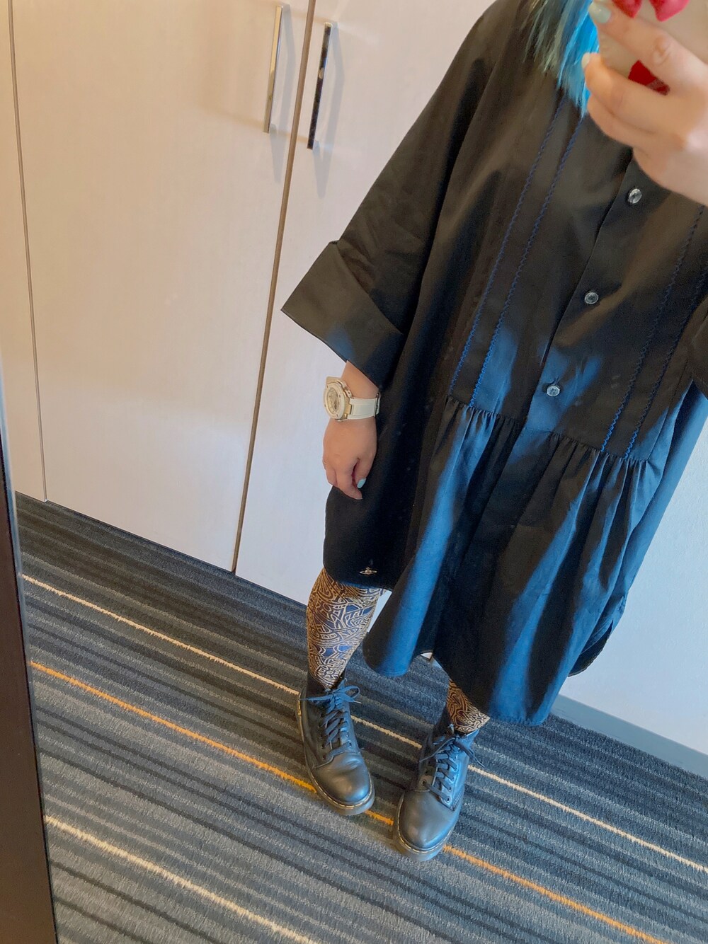 Vivienne Westwood コットンブロードピコタックビブシャツ Vivienne Westwood コットンブロードピコタックビブシャツ 白