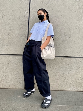「Instagramもよかったらよろしくお願いします🙇」｜_n_a_o_m_i_さん（レディース・169cm）の夏コーディネート